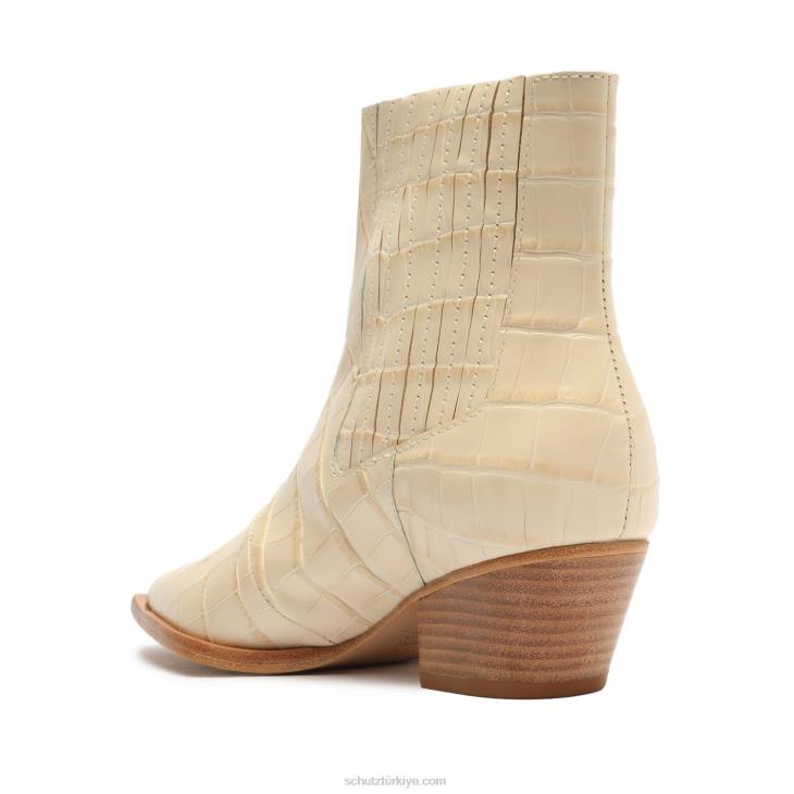 Schutz N42F157briani timsah kabartmalı deri patik yumurta kabuğu