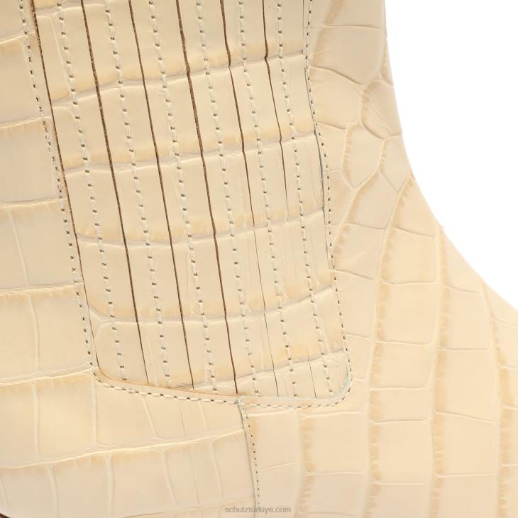 Schutz N42F157briani timsah kabartmalı deri patik yumurta kabuğu