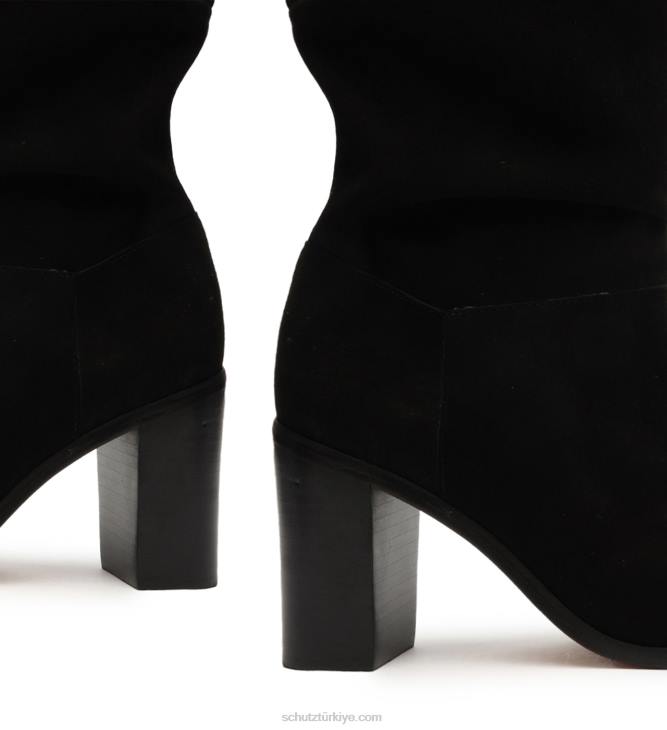 Schutz N42F168ashlee blok süet patik siyah