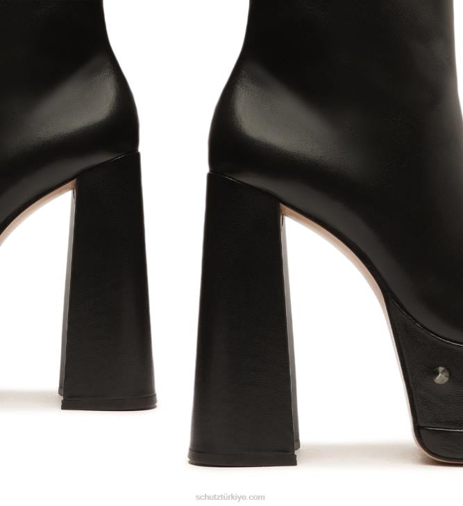 Schutz N42F174selene günlük Çıtçıtlı patik siyah