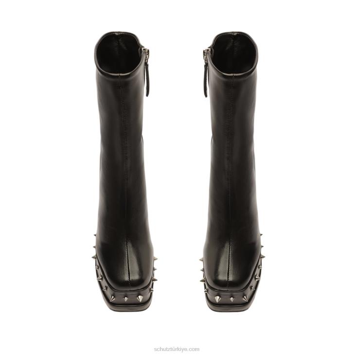 Schutz N42F174selene günlük Çıtçıtlı patik siyah