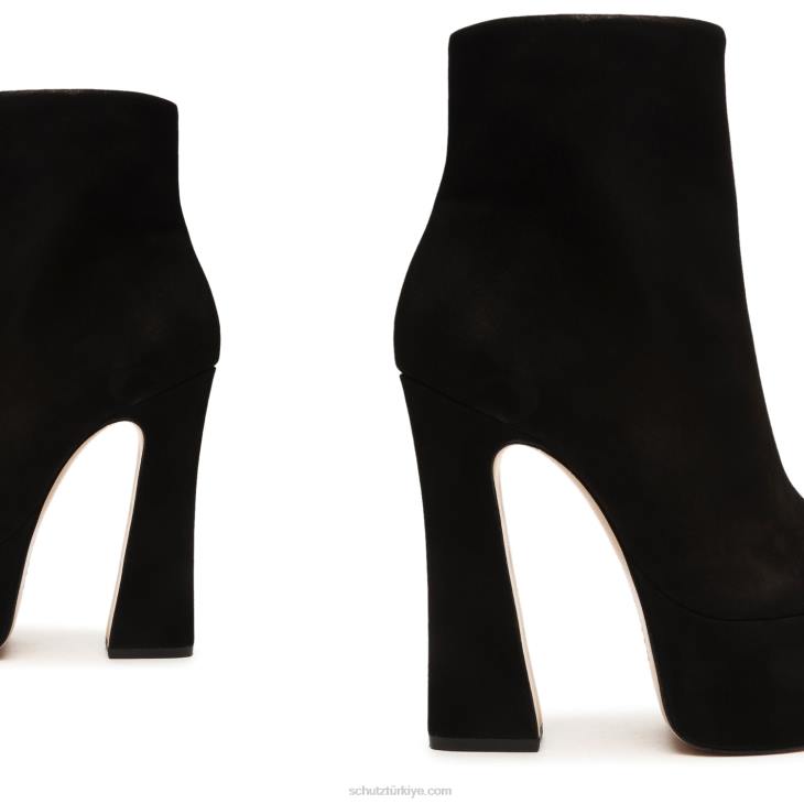 Schutz N42F182dolores platform nubuk patik siyah