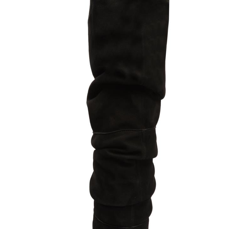 Schutz N42F729ashlee diz üstü süet çizme siyah