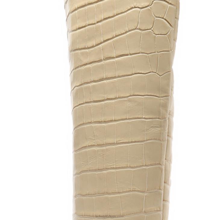 Schutz N42F731maryana lo timsah kabartmalı deri çizme badem tutkunu