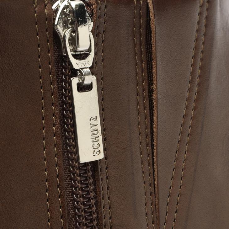 Schutz N42F737mikki kadar deri çizme bitter çikolata