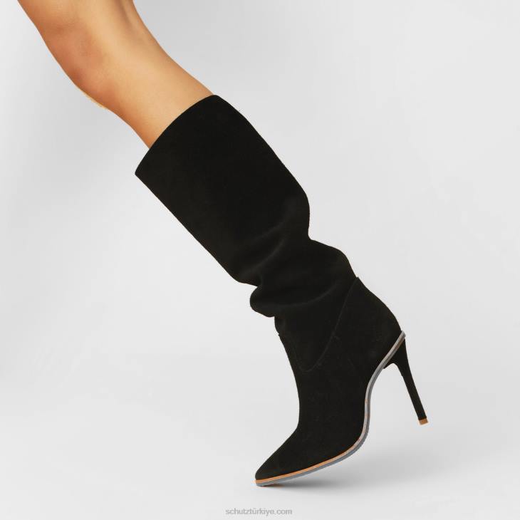 Schutz N42F738cristin süet çizme siyah