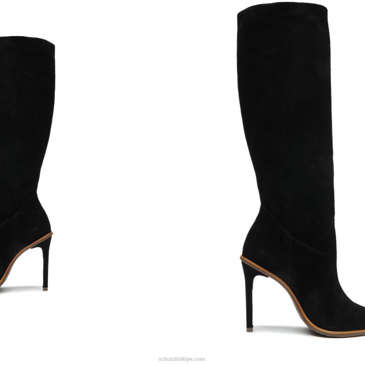 Schutz N42F738cristin süet çizme siyah