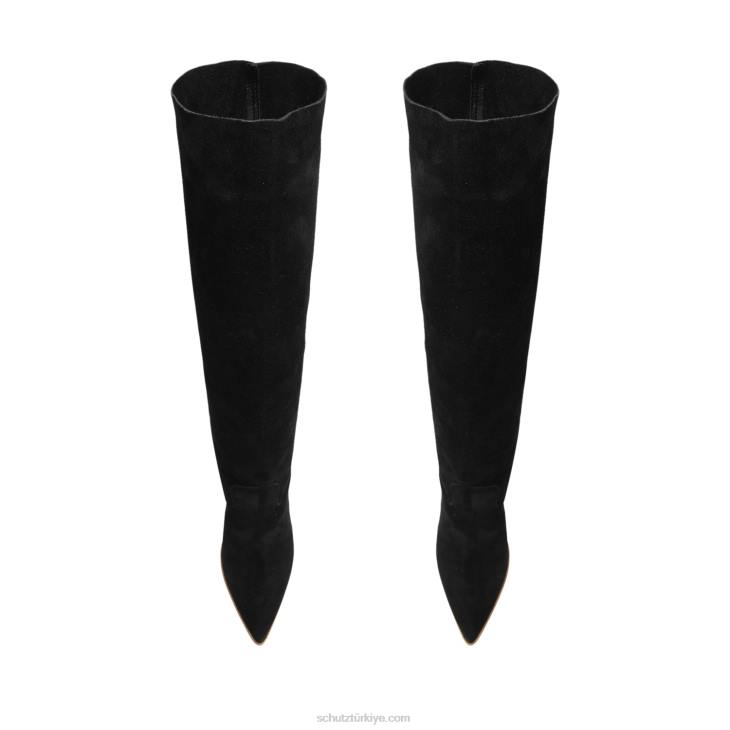 Schutz N42F738cristin süet çizme siyah