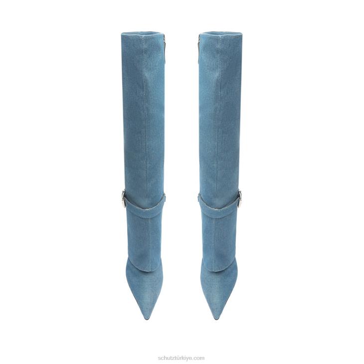 Schutz N42F745jorian up gündelik napa ve kot çizme mavi ve yazlık kot