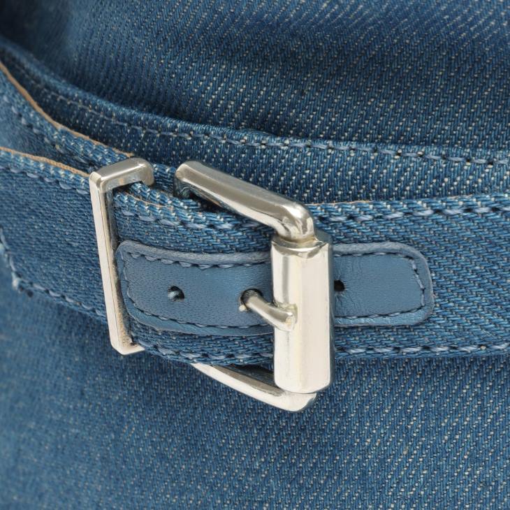 Schutz N42F745jorian up gündelik napa ve kot çizme mavi ve yazlık kot