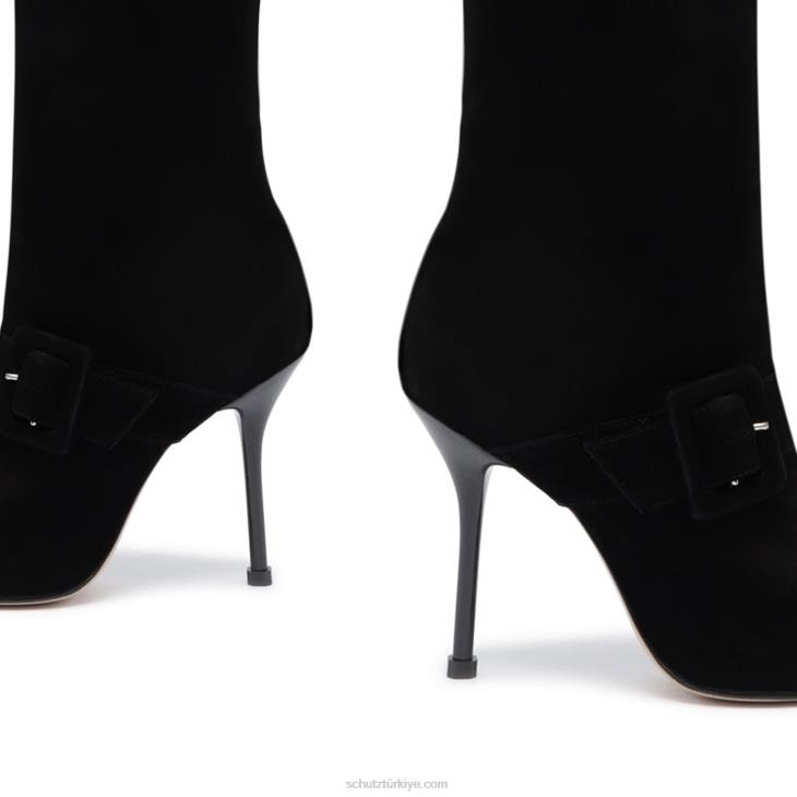 Schutz N42F751mantis nubuk çizme siyah