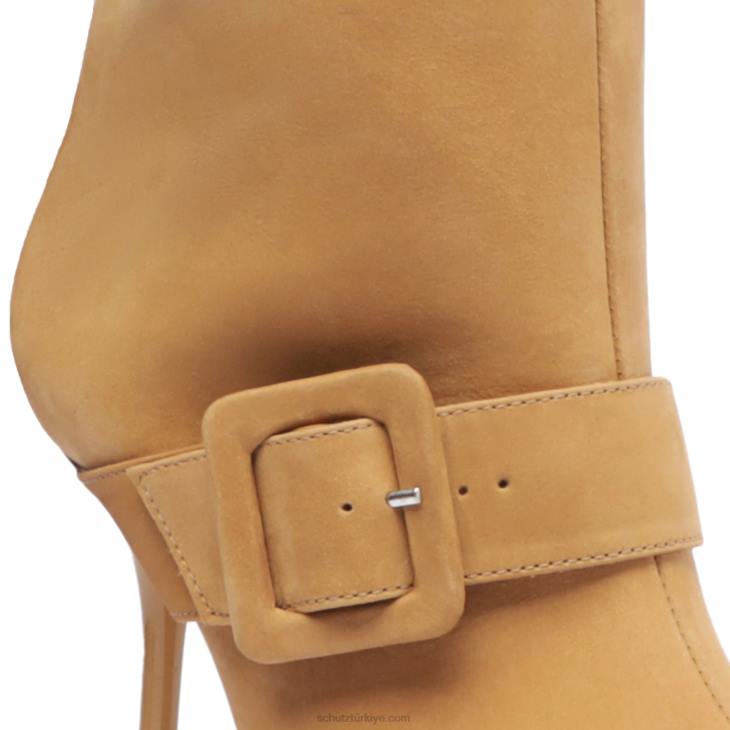 Schutz N42F758mantis nubuk çizme çıplak karamel