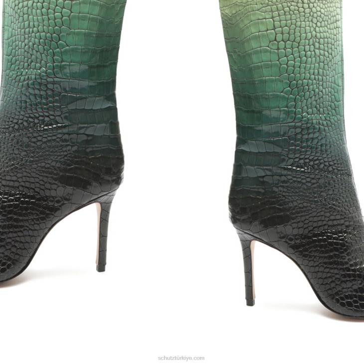 Schutz N42F762maryana günlük deri çizme askeri yeşil