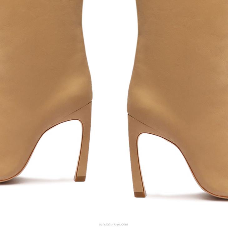 Schutz N42F764maryana heykel nubuk çizme açık bej