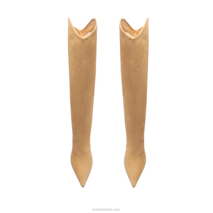 Schutz N42F764maryana heykel nubuk çizme açık bej