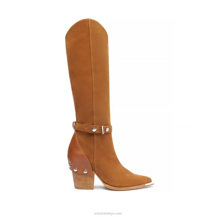 Schutz N42F771rianne süet çizme kahverengi