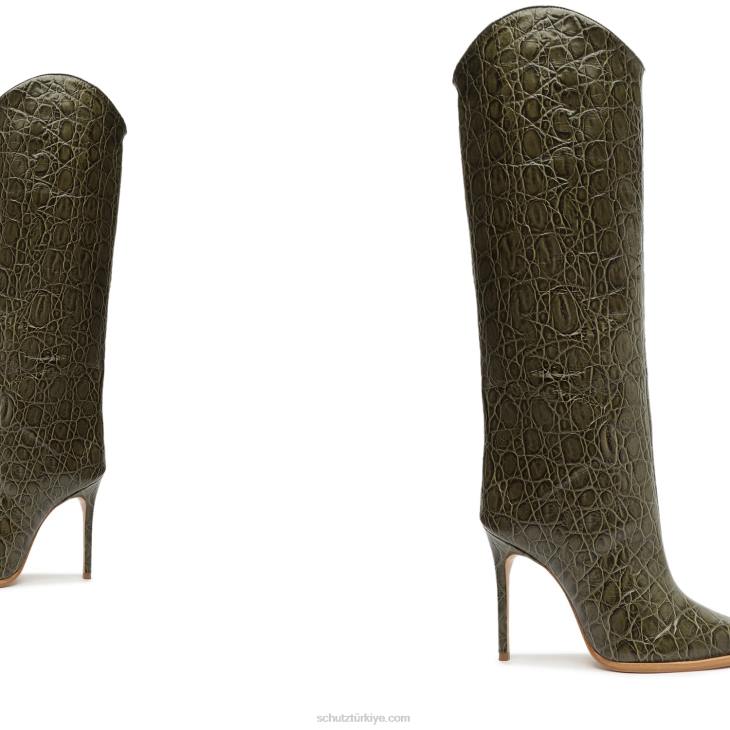 Schutz N42F776maryana welt vahşi deri çizme askeri yeşil