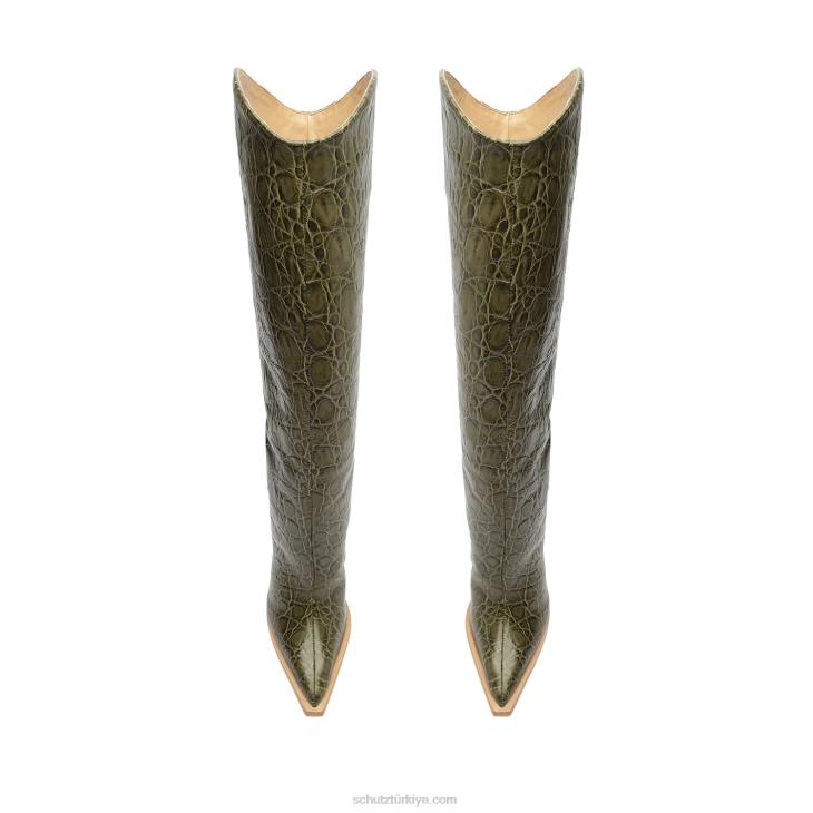 Schutz N42F776maryana welt vahşi deri çizme askeri yeşil
