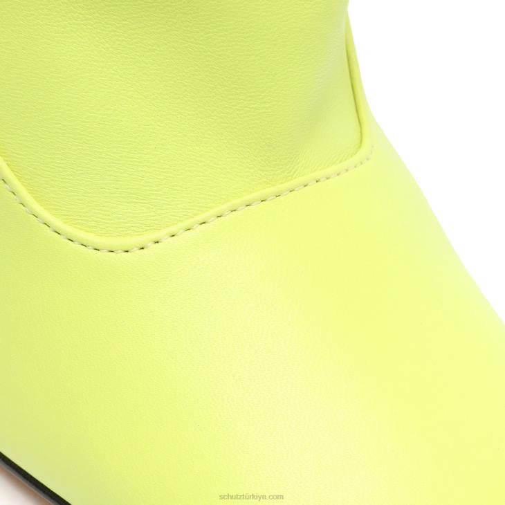 Schutz N42F781hadid napa deri çizme taze limon