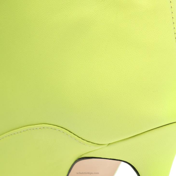 Schutz N42F781hadid napa deri çizme taze limon