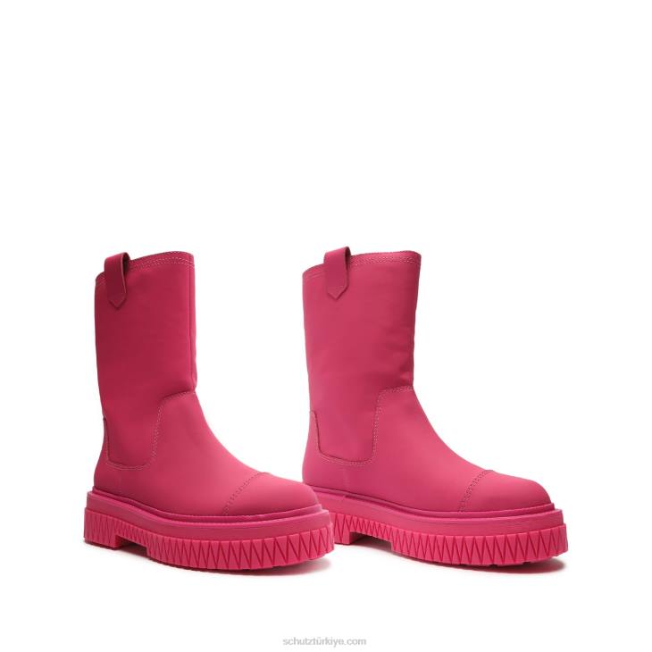 Schutz N42F783jacy deri çizme sıcak pembe