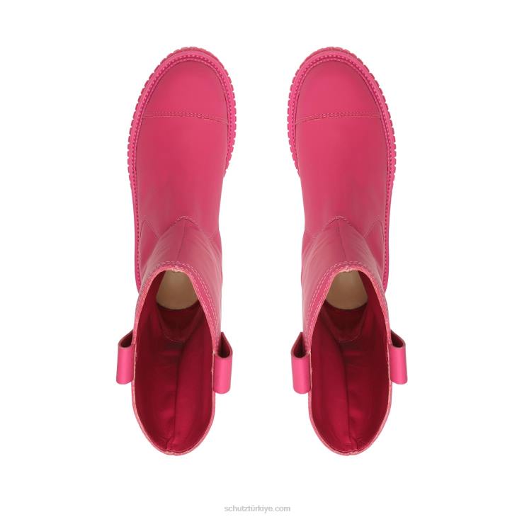 Schutz N42F783jacy deri çizme sıcak pembe