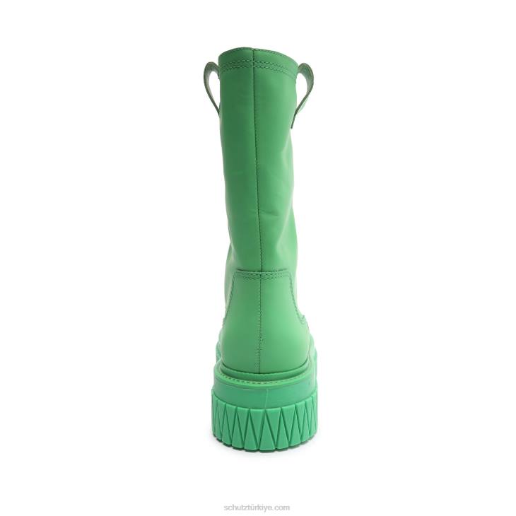 Schutz N42F784jacy deri çizme gianni yeşili
