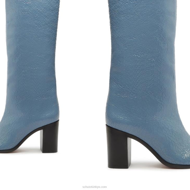 Schutz N42F789maryana blok çatlamış deri çizme yazlık kot