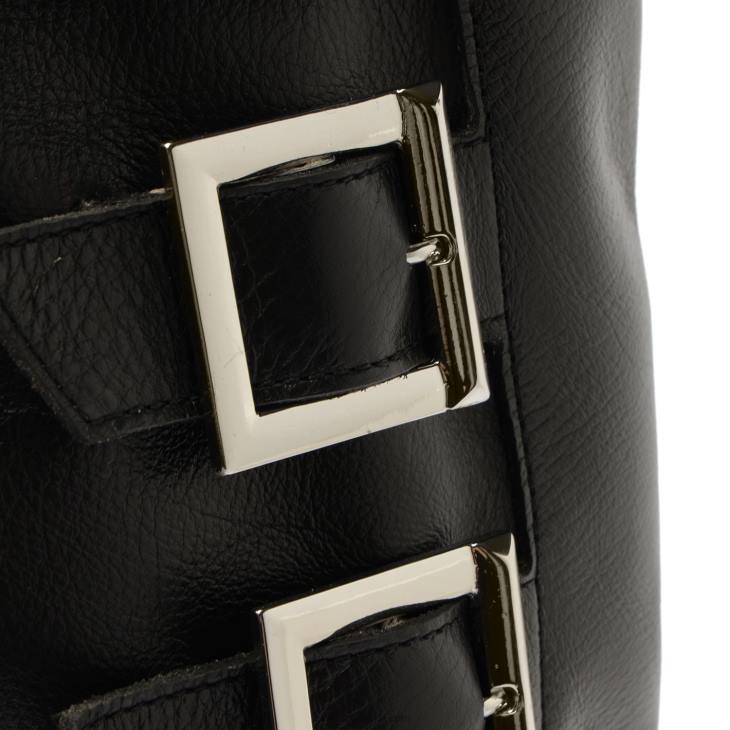 Schutz N42F791luccia tokalı graxo deri bot siyah