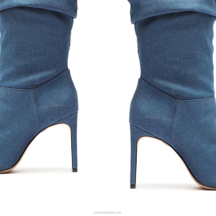 Schutz N42F792ashlee diz üstü çizme mavi