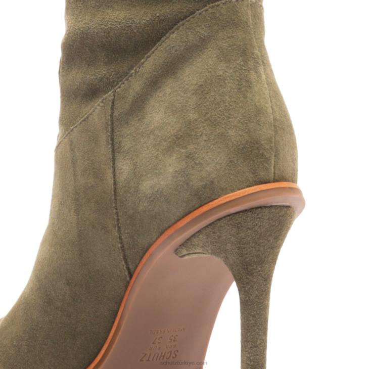 Schutz N42F798cristin süet çizme askeri yeşil