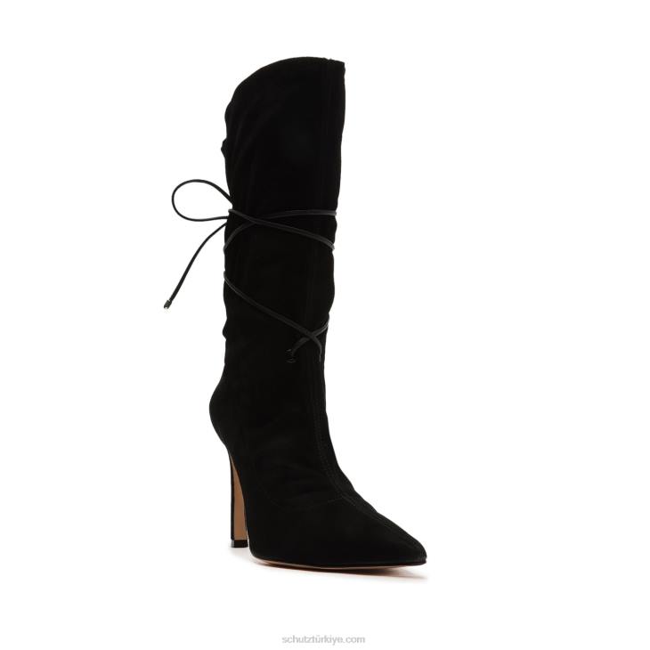 Schutz N42F814mah süet çizme siyah