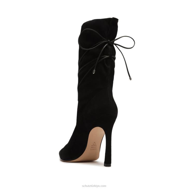 Schutz N42F814mah süet çizme siyah