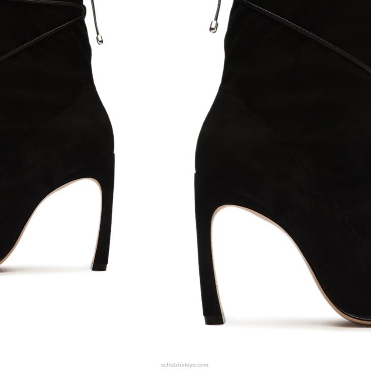 Schutz N42F814mah süet çizme siyah