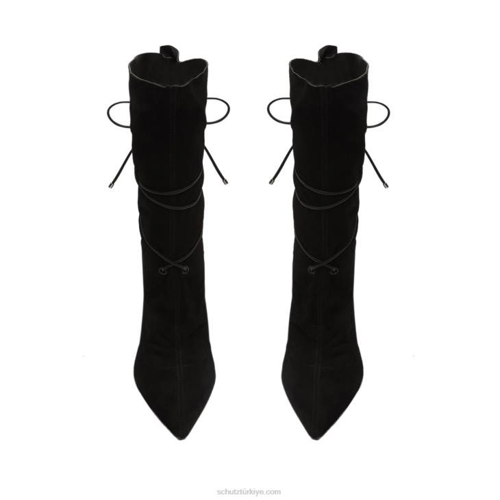 Schutz N42F814mah süet çizme siyah