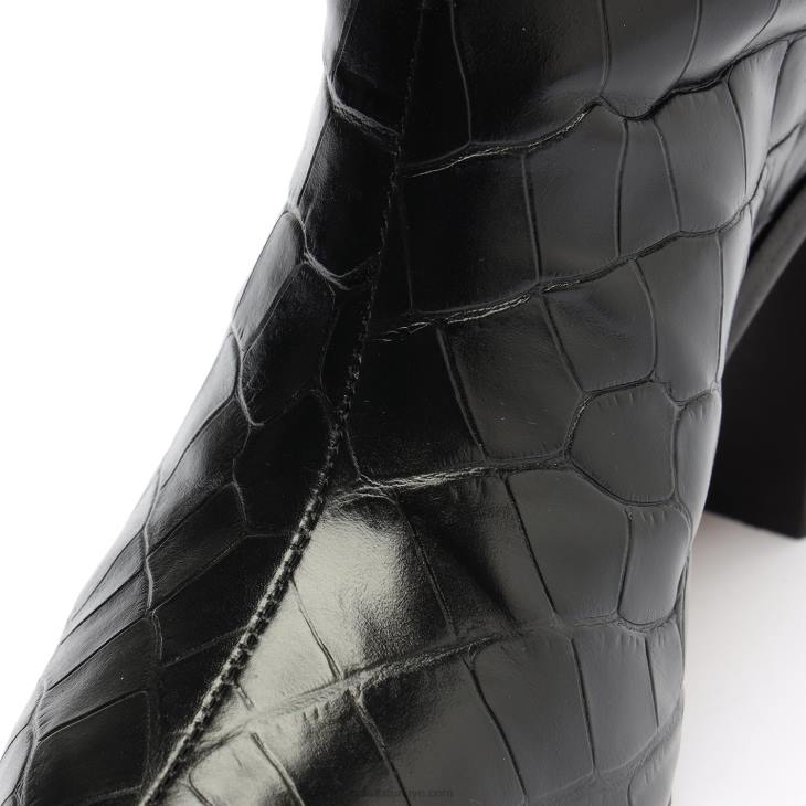 Schutz N42F817maryana blok geniş timsah çizmesi siyah