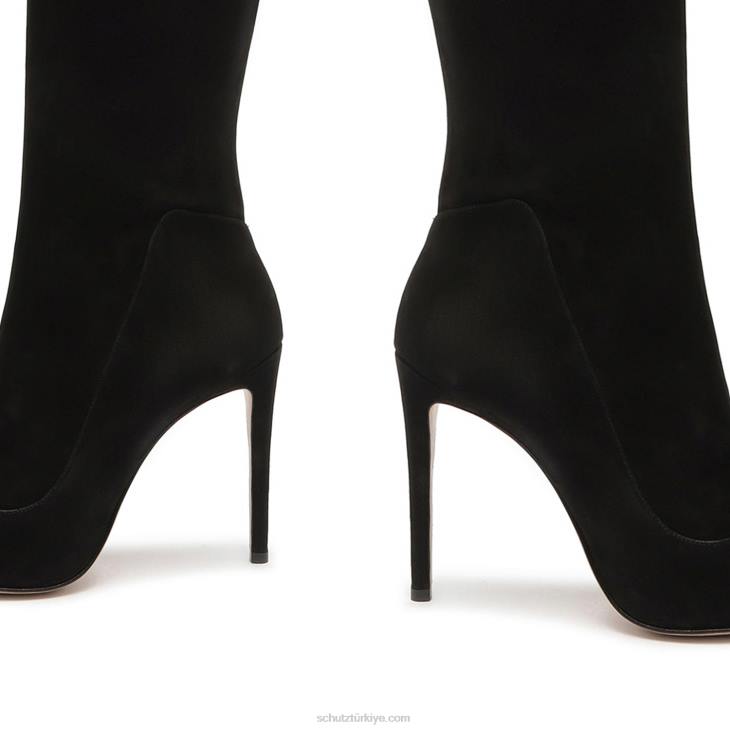 Schutz N42F818aline nubuk çizme siyah