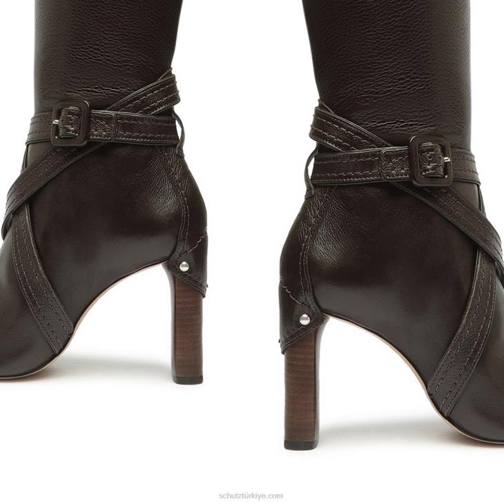 Schutz N42F821maleena deri çizme Kahve
