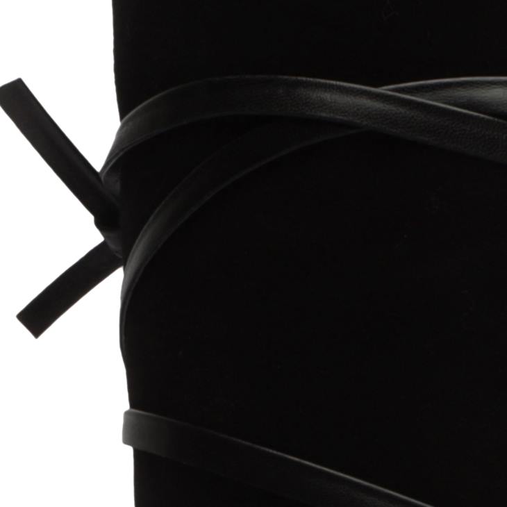 Schutz N42F827maryana dantel inek süet çizme siyah