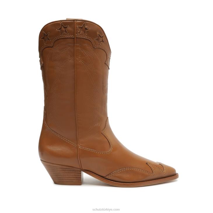 Schutz N42F830cicera deri patik kahverengi