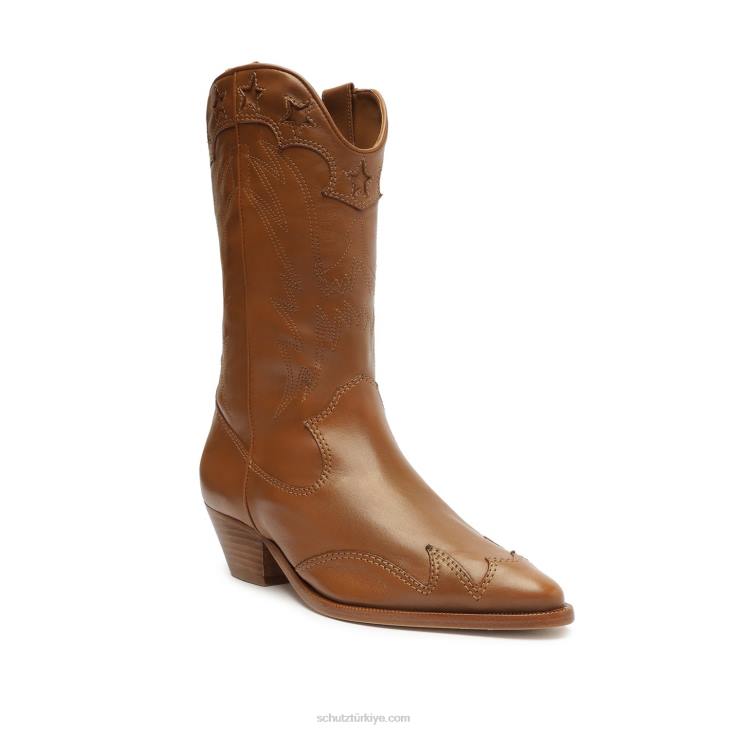 Schutz N42F830cicera deri patik kahverengi