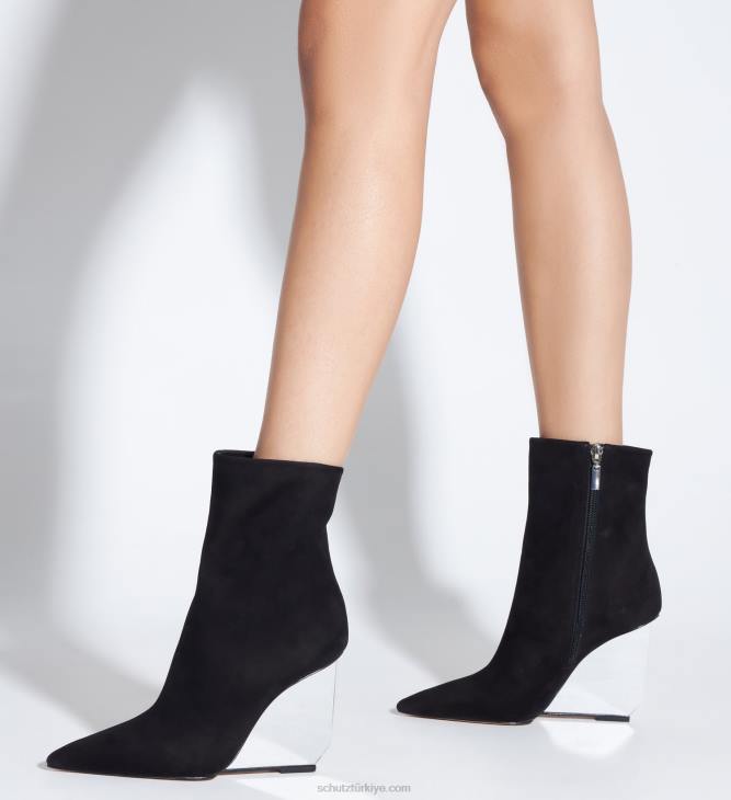 Schutz N42F836asya aynalı deri patik siyah