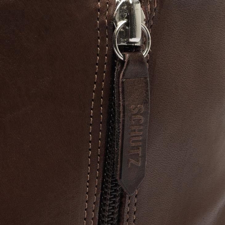 Schutz N42F843mikki orta deri patik bitter çikolata