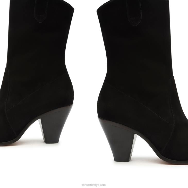 Schutz N42F856mackie nubuk deri patik siyah