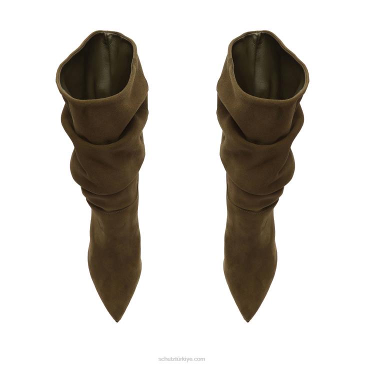 Schutz N42F860ashlee süet patik askeri yeşil