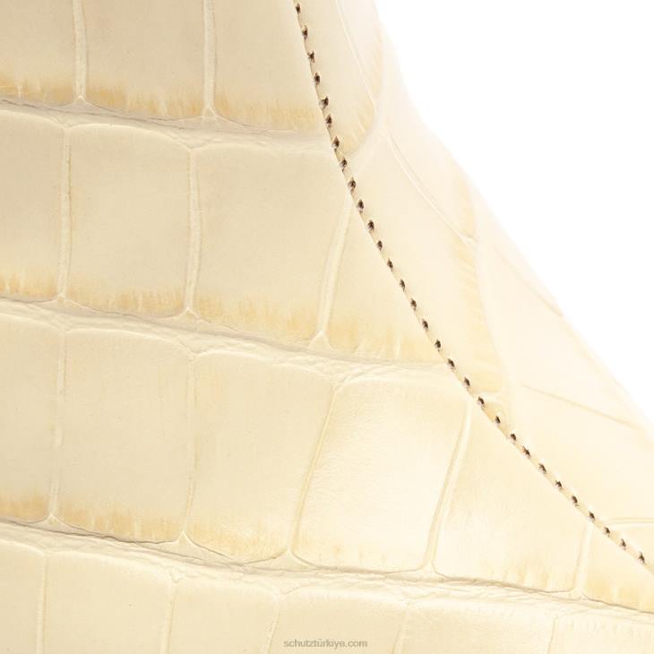 Schutz N42F865asya timsah kabartmalı deri patik yumurta kabuğu