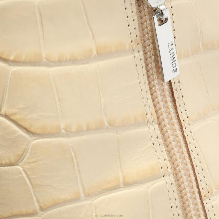 Schutz N42F865asya timsah kabartmalı deri patik yumurta kabuğu