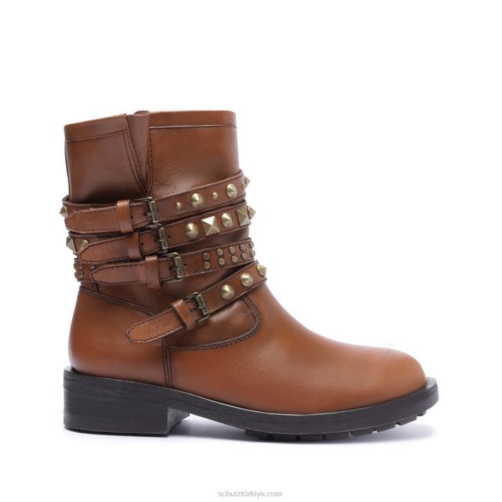 Schutz N42F885luizia graxo deri patik bal şeftali