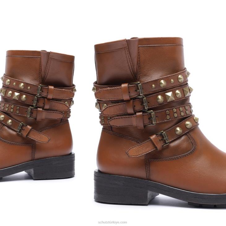 Schutz N42F885luizia graxo deri patik bal şeftali