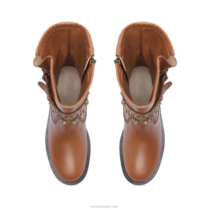 Schutz N42F885luizia graxo deri patik bal şeftali